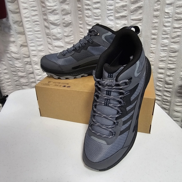 NEW Merrell Speed Strike 2 Mid Waterproof Hiking Boot Mens Size 12 main image 9